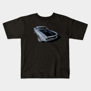 1969 ford mustang mach 1 Kids T-Shirt